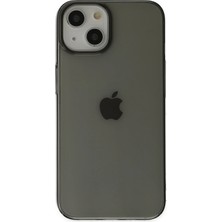 Mey Ithalat®  iPhone 14 Plus Kılıf Pc Sert Şeffaf Kapak - Siyah