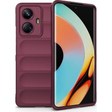 Mey Ithalat®  Realme 10 Pro 5g Kılıf Optimum Silikon - Bordo