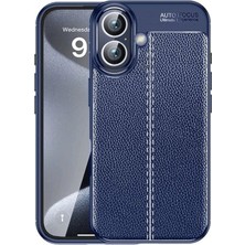Mey Ithalat®  iPhone 16 Plus Kılıf Auto Focus Kapak - Lacivert
