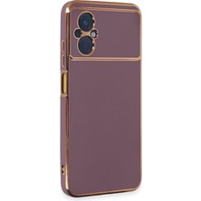 Mey Ithalat®   Poco M5 Kılıf Volet Silikon - Mor