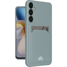 Mey Ithalat®  Samsung Galaxy A26 Kılıf Kelvin Kartvizitli Silikon - Açık Yeşil