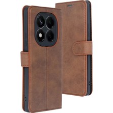 Mey Ithalat®   Redmi Note 15 4g Trend S Plus Kapaklı Kılıf - Taba