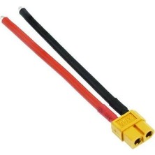 Robomer XT60 Dişi Lipo Pil Şarj Kablosu 15 cm 12AWG