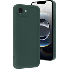Mey Ithalat®  iPhone 16E Kılıf Viera Silikon - Koyu Yeşil