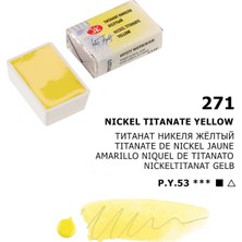 St. Petersburg White Nights Extra-Fine Tam Tablet Sulu Boya 2.5 ml Nickel Titanate Yellow 271