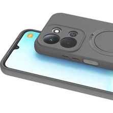 Mey Ithalat®   Redmi 15C 4g Regal Magsafe Standlı Kapak - Titan Gri