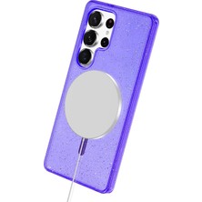 Mey Ithalat®  Samsung Galaxy S25 Ultra Star Magsafe Kapak - Mor