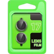 Mey Ithalat®   iPhone 17 Raze Metal Kamera Lens - Gri