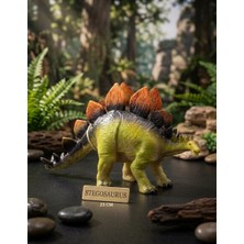 Oyuncak Sahili Stegosaurus Dinazor Asla Kırılmaz Kopmaz Oyuncak 23CM Jurassic Park Figür Stegosaurus Dikenli Dinozor