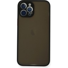 Mey Ithalat®  iPhone 12 Pro Kılıf Montreal Silikon Kapak - Siyah