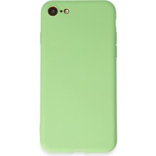 Mey Ithalat®  iPhone 7 Kılıf First Silikon - Açık Yeşil