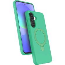 Mey Ithalat®  Samsung Galaxy A26 Regal Magsafe Standlı Kapak - Yeşil