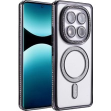Mey Ithalat®   Redmi Note 15 Pro Plus 5g Joke Simli Magneticsafe Kılıf - Siyah