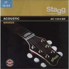 Stagg AC-1254-BR Akustik Gitar Teli 12-54 Bronz Lıght
