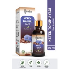 NutriBio Keten Tohumu Yağı %100 Saf 50 ml