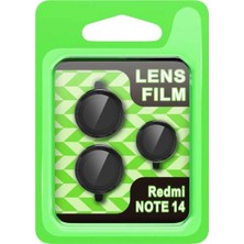 Mey Ithalat®   Note 14 5g Raze Metal Kamera Lens - Siyah