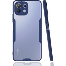 Mey Ithalat®   Mi 11 Lite Kılıf Platin Silikon - Lacivert