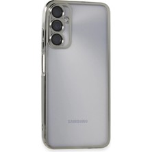 Mey Ithalat®  Samsung Galaxy A05S Kılıf  Lensli Silikon - Gümüş