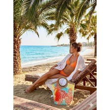 Çanta Tasarımcısı Plaj Bags Plaj Çantası Mercan