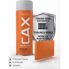 CAXCOLORS Cax Isıya Dayanıklı Petek ve Radyatör Akrilik Sprey Boya 400ML - Hızlı Kuruyan Sararmaz