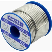 Soldex 63-37 Pastasız Vitray Lehim Teli 3000 gr 3 mm