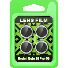 Mey Ithalat®   Redmi Note 15 Pro 4g Raze Metal Kamera Lens - Gümüş