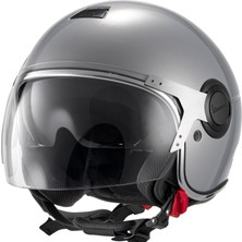 Piaggio Vespa Kask Argentario Visor Jet *parlak Gri*