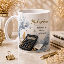 Kadorex Design Meslek Temalı Kupa Bardak – Premium Kahve Kupası Hediyelik Tasarım Muhsebeci