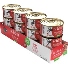 Schesir Jelly Ton Balıklı ve Karidesli Yetişkin Kedi Konservesi 85 gr 12\'li Paket