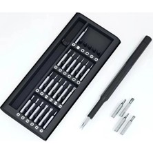 25 Parça Çok Fonksiyonlu Hassas Tornavida Seti – Telefon Tablet Elektronik Tamir Tornavida Seti