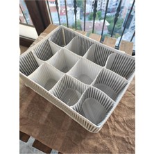 12 Bölmeli Pratik Bölmeli Çekmece Düzenleyici Organizer