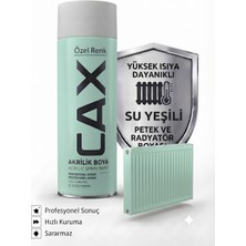 CAXCOLORS Cax Isıya Dayanıklı Petek ve Radyatör Akrilik Sprey Boya 400ML - Hızlı Kuruyan Sararmaz