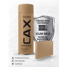 CAXCOLORS Cax Isıya Dayanıklı Petek ve Radyatör Akrilik Sprey Boya 400ML - Hızlı Kuruyan Sararmaz