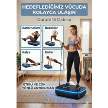 Empressco Vibrofitto Pro Titreşimli Egzersiz Aleti Ambiyans LED Işık Ultra Güçlü