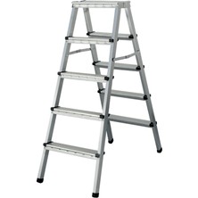 Sözbir Merdiven 5+5 BASAMAKLI ÇİFT ÇIKIŞLI KATLANIR PROFİL MERDİVEN 20X40 ÇOK AMAÇLI/PRATİK/KOLAY