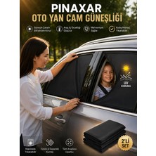 PINAXAR Opel Corsa B 1990-2000  Perde, Çorap Serinlik-Gizlilik-Konfor, 2'li Yan Cam Güneşlik Perde ( Lastikli )Gri