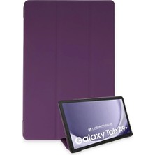 Poyraz Market Newface Samsung Galaxy Tab A9 Plus Kılıf Tablet Smart Kılıf - Mor