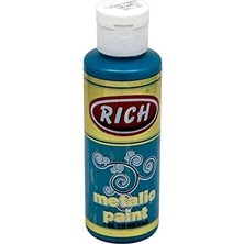 Rich Metalik Akrilik Boya 120 ml Turkuaz 768