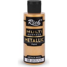 Rich Multi Surface Metalik Akrilik Boya Antik Altın 03712