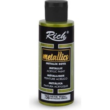 Rich Metalik Akrilik Boya 120 ml Fıstık Yeşili 756