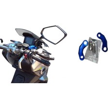 Vogs Rks Reale 125 Ayna Uzatma Aparatı -Ayna Genişletme Aparatı 10 mm Düz Diş Mavi