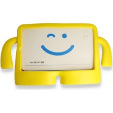 Poyraz Market Newface Apple iPad 2022 10.9 (10.nesil) Kılıf Karakter Tablet Silikon - Sarı