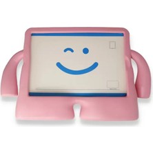 Poyraz Market Newface Apple iPad 2022 10.9 (10.nesil) Kılıf Karakter Tablet Silikon - Açık Pembe