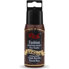 Rich Fashion Boyutlu Boncuk Boya 60 cc Opak Kahverengi 02633