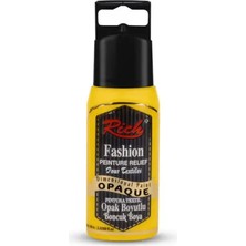 Rich Fashion Boyutlu Boncuk Boya 60 cc Opak Sarı 02626