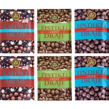 Kahve Dünyası Draje 60 gr Kahve-Fıstık-Fındıklı 6 Li Karma Paket