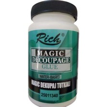 Rich Magic Dekopaj Tutkalı 250 cc Su Bazlı Kremsi Yapıştırıcı Mükemmel Yapışma Gücü
