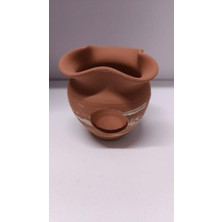Netx Çömlek Vatoz Küpü Küçük Büzgülü Saksı 10X10CM Akvaryum Dekoru