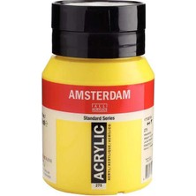 Talens Amsterdam Akrilik Boya 500 ml 275 Modeli Işık Haslığına Sahip Saf Sarı Renk