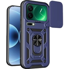Poyraz Market Newface Xiaomi Mi 17 Pro Pars Lens Yüzüklü Silikon - Lacivert
